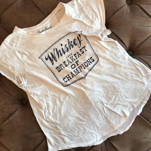 Lucky brand whiskey t shirt